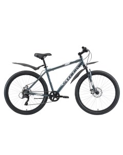 Велосипед Respect 26 1 D Microshift 2020 20 синий серый серый Stark
