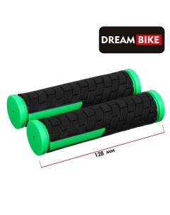 Грипсы 128мм Dream Bike цвет чёрно зелёный Nobrand