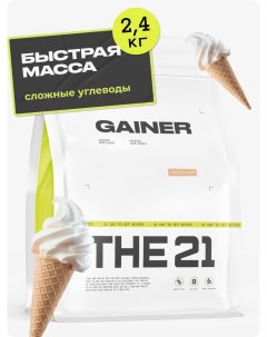 Гейнер GAINERTHE21 вес 2 4 кг вкус Ваниль Protein store