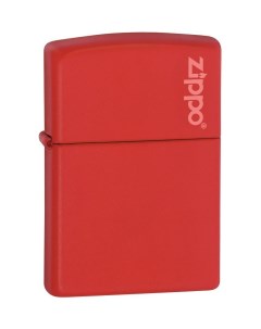 Зажигалка Classic с покрытием Red Matte латуньсталь красная матовая Zippo