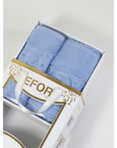 Подарочный набор полотенец TAC бамбук голубой 2 шт Efor