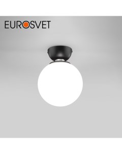 Потолочный Bubble 30197 1 черный с матовым плафоном E14 Eurosvet