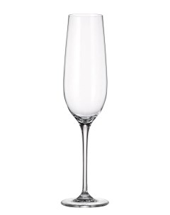 Набор бокалов для шампанского URIA 270 мл 6 шт Crystalite bohemia