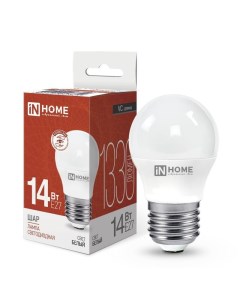 Лампа светодиодная LED ШАР VC 14Вт 230В E27 4000К 1330лм 4690612047829 In home