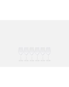 Набор бокалов для вина Crystalex Tulipa optic 550 мл 6 шт Crystalite bohemia