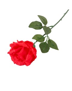 Цветы искусственные Роза французская 8х40 см красная 10 шт Nobrand