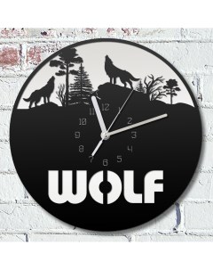 Настенные часы животные волк лес 795 Бруталити