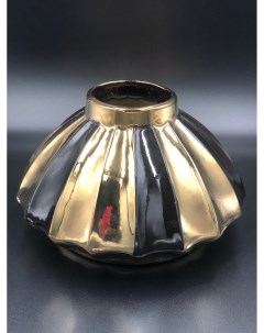 Керамическая ваза Дейзи золотой цвет 1 шт Aras flowers