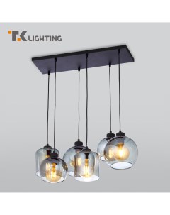 Подвесной светильник со стеклянными плафонами 2608 Sintra черный минимализм Tk lighting