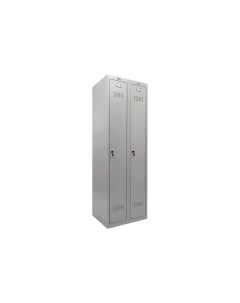 Металлический шкаф для одежды LK 21 60 2 секции 1830х600х500 мм 32 кг 291126 Brabix