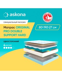 Матрас Original Pro Double Support Hard 80х190 Askona