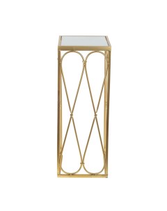 Стол декоративный металлический 22x60 см золотой Remeco collection