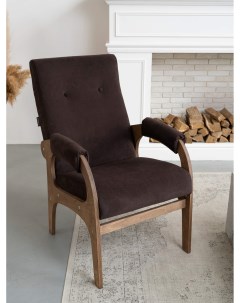 Кресло ENJOY коричневый 55x78 5x96 коричневое масло Zasidelis