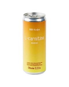 Газированный напиток L карнитин ананас 330 мл Вкусвилл