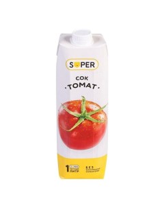 Сок томатный 1 л Super