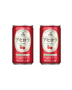Напиток сокосодержащий Ацерола Японская вишня 2 шт по 185 г Tominaga