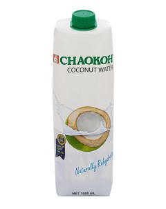 Вода ароматизированная питьевая кокосовая негазированная 1 л x 12 шт Chaokoh