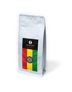Кофе в зернах Арабика Эфиопия Иргачефф светлая обжарка 250 г Roasted by mia