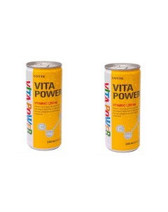 Напиток газированный Vita с витаминами 2 шт по 240 мл Lotte