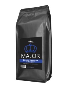 Кофе в зернах натуральный жареный Brazil Mogiana Fine Cup 1 кг Major