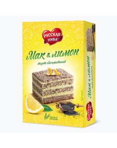 Торт мак лимон 300 г Русская нива