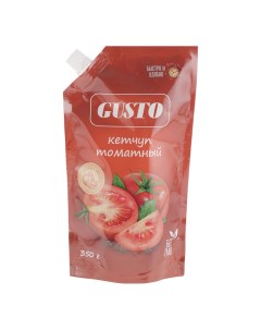 Кетчуп томатный 350 г Gusto