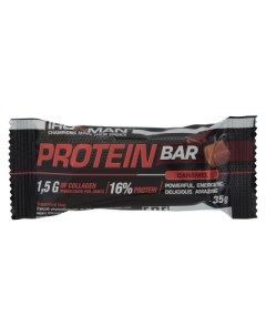 Батончик Protein Bar протеиновый карамель 35 г Ironman