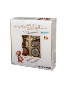 Шоколадные конфеты Дары моря с начинкой пралине 250 г Maitre truffout