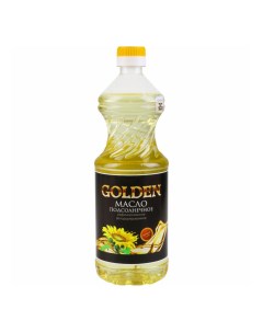 Подсолнечное масло Golden рафинированное дезодорированное 800 мл Без бренда