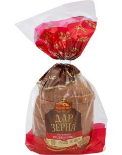 Хлеб Дар Зерна Традиционный ржано пшеничный в нарезке 350 г Черемушки
