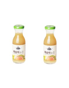 Напиток сокосодержащий Gaya Farm персиковый 2 шт по 180 мл Woongjin