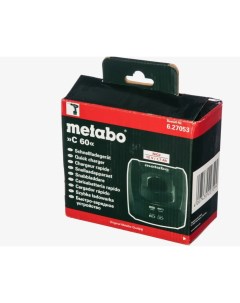 Зарядное устройство c60 Metabo