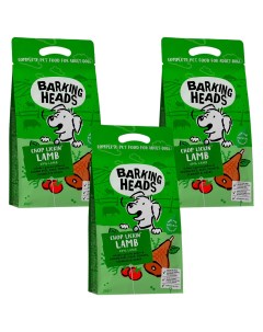 Сухой корм для собак всех пород при аллергии с ягненком и рисом 3 шт по 2 кг Barking heads