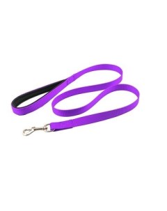 Поводок для собак Сити с мягкой ручкой фиолетовый 2х120 см Yami-yami