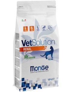 Сухой корм для кошек VetSolution Renal 1 5 кг Monge