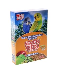Сухой корм для волнистых попугаев 500 г Seven seeds