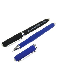Ручка шариковая со стираемыми чернилами 0 8 мм стержень синий корпус МИКС штрихкод на ш Nobrand