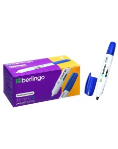 Маркер для доски 2 0 мм синий Berlingo