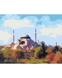 Картина по номерам Мечеть в Стамбуле Цветное