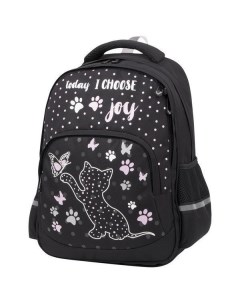 Рюкзак для учеников начальной и средней школы SOFT Joyful kitten 228791 Brauberg