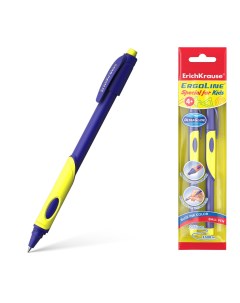 Ручка шариковая ErgoLine Kids Stick Grip NeonUltra Glide Technology по 2 шт Erich krause