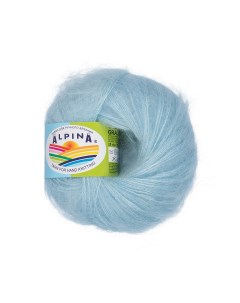 Пряжа для вязания классическая светло голубой 25 гр Alpina