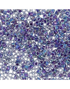 Бисер Япония 11 0 Treasure 1 1 6 мм 5 5 г 0774 сине фиолетовый радужный Toho