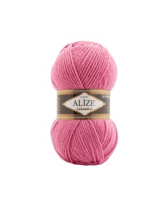 Пряжа для вязания Ализе LanaGold 49 шерсть 51 акрил 5х100г 240м цв 178 т розовый Alize