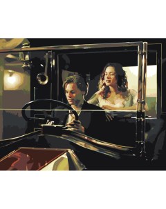 Картина по номерам Титаник Джек и Роза в машине Цветное