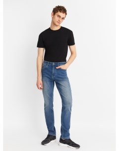 Утеплённые джинсы фасона Slim с флисом внутри Zolla