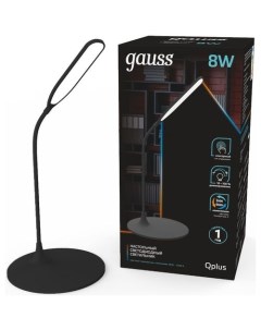 Настольная лампа GTL502 черный Gauss