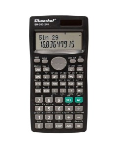 Калькулятор SH 200 240 10 разрядный черный Silwerhof