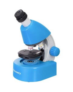 Микроскоп Micro Gravity световой оптический биологический 40 640x на 3 объектива голубой Discovery