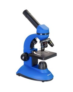 Микроскоп Nano Gravity световой оптический биологический 40 400x на 3 объектива синий Discovery